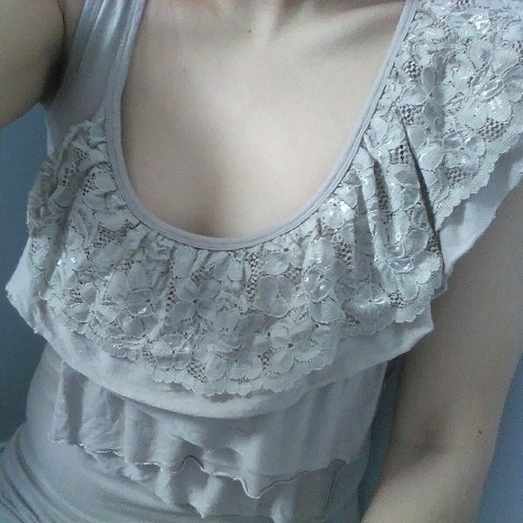 Mocha Latte Ruffle Tank - Picture 5 of 5